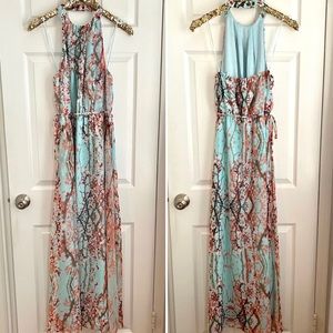 Jessica Simpson floral maxi